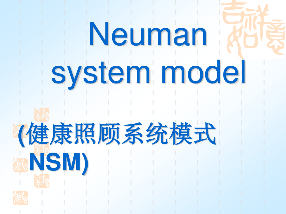 健康照顾系统模式NSM.ppt_第1页