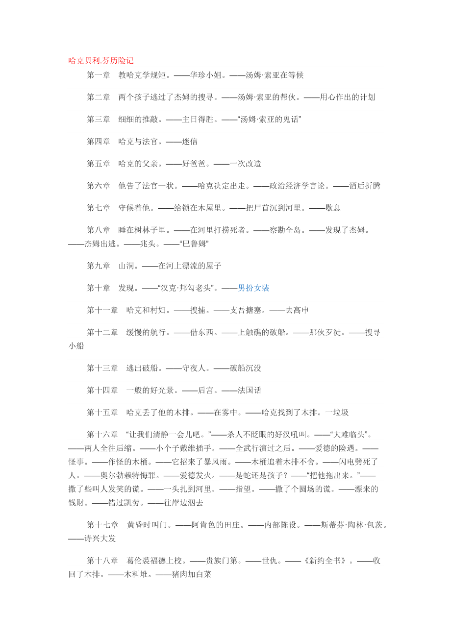 儿童故事书目录.docx_第1页