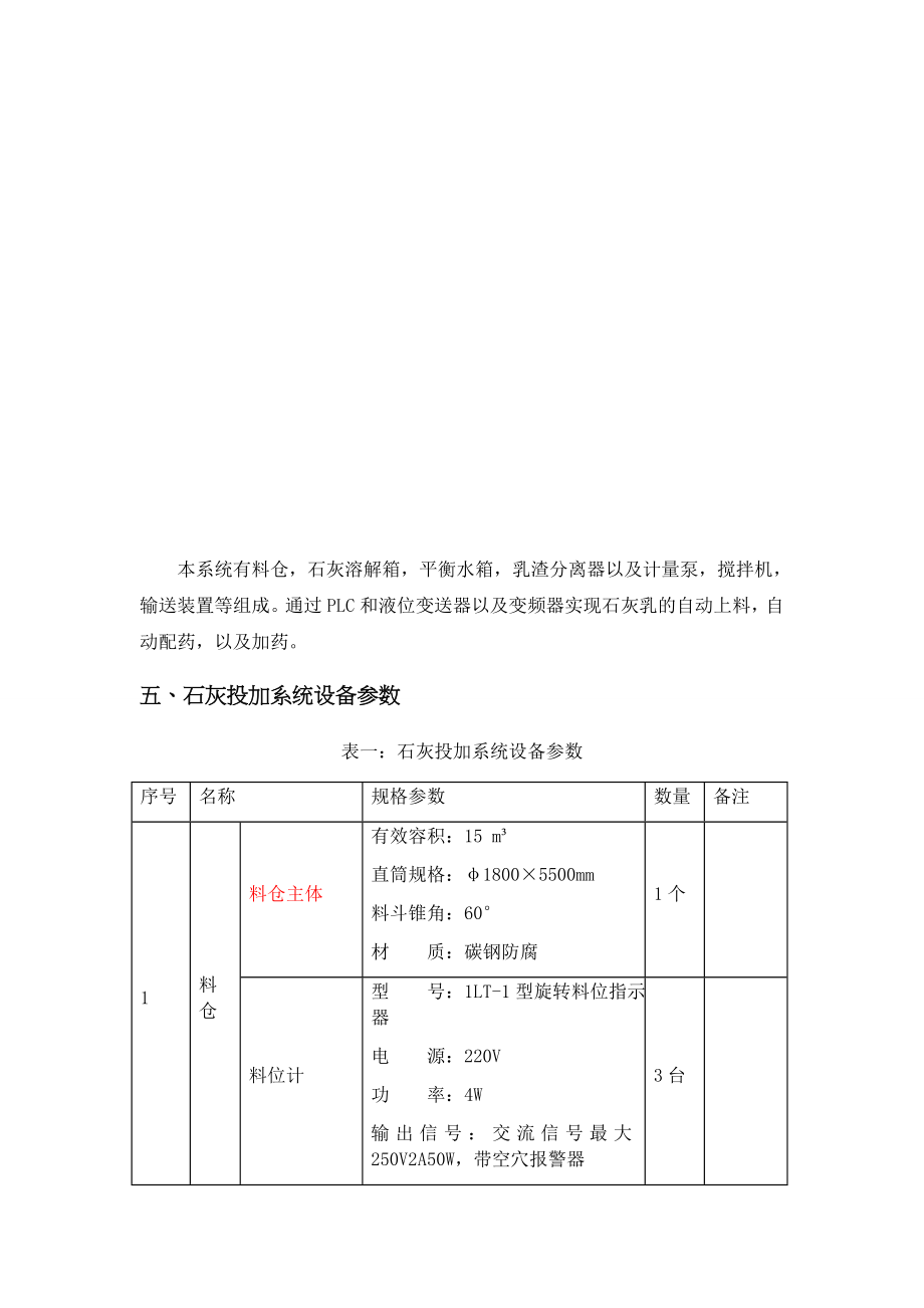 全自动石灰乳自动制备加药装置报价单.docx_第3页