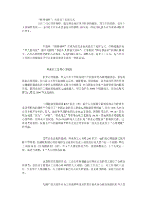 “精神福利”：关爱员工的新方式.doc