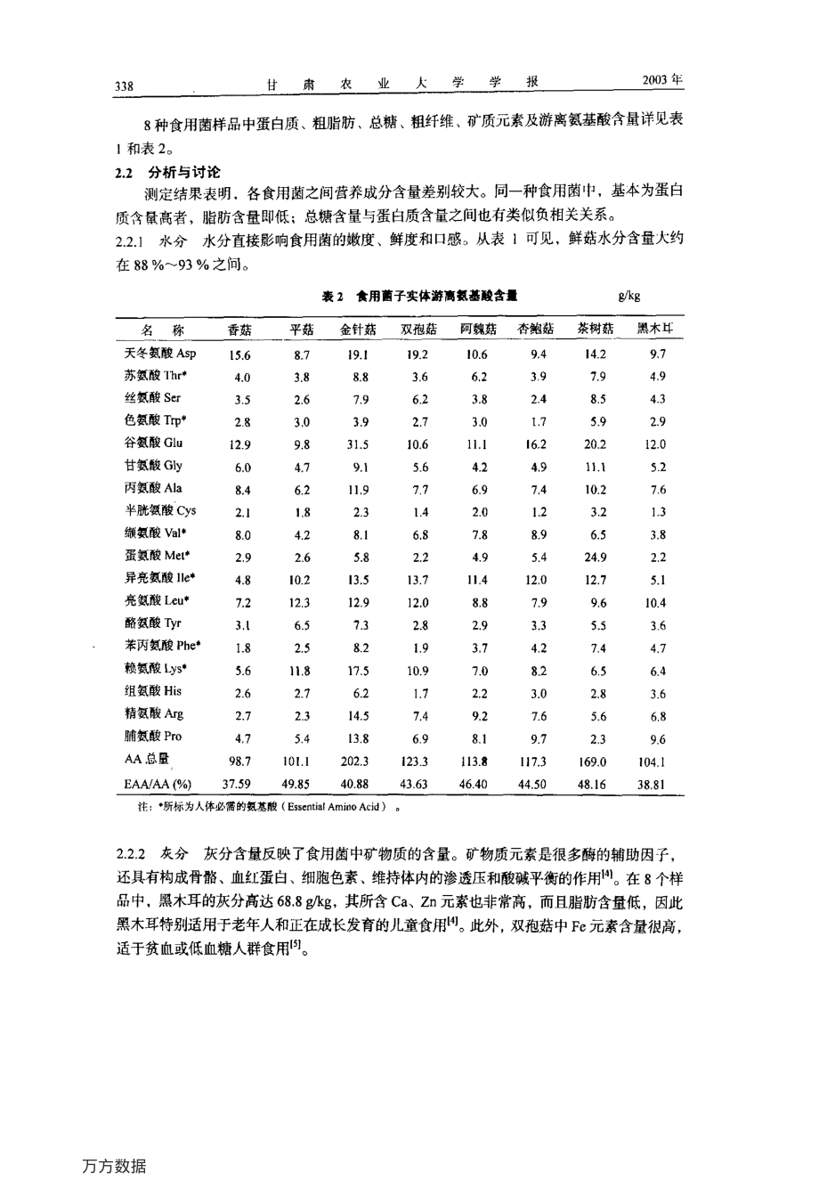 八种食用菌营养成分的测定与分析.pdf_第3页