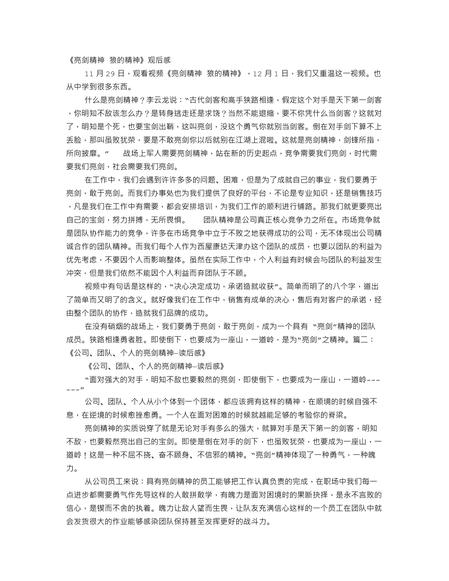 亮剑精神观后感.doc_第1页