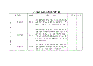 医技科室考核标准(精).doc