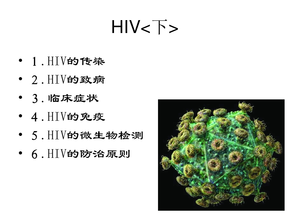 HIV的传染和致病.ppt_第1页