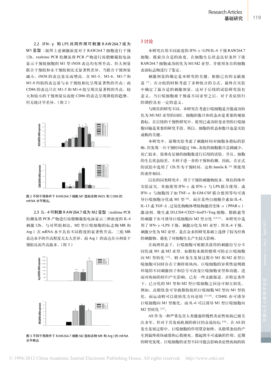 RAW264-7细胞M1-M2亚型的诱导和鉴定.pdf_第3页