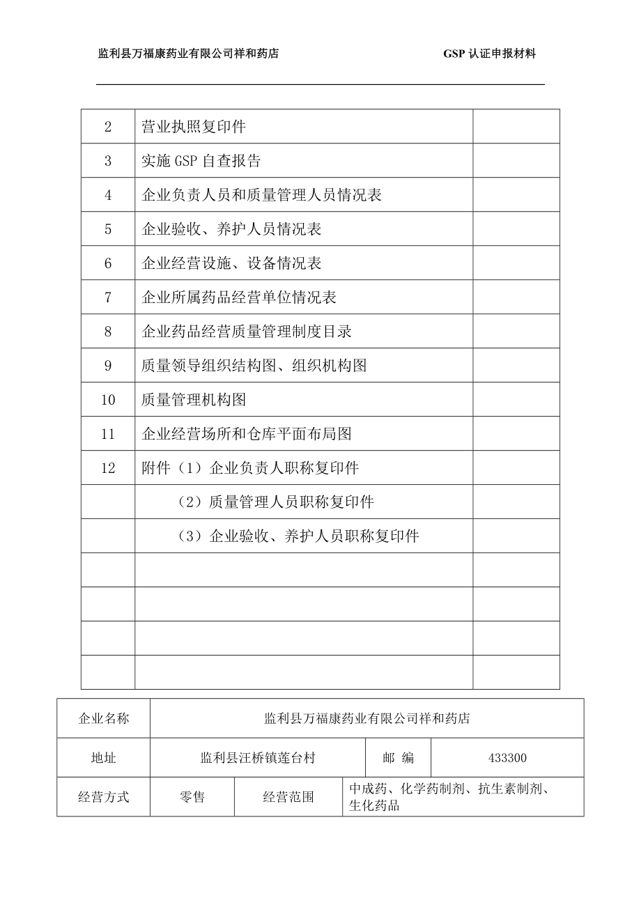 药业公司GSP认证申报材料.doc_第3页