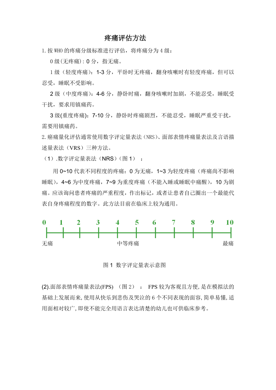 疼痛评估方法.doc_第1页