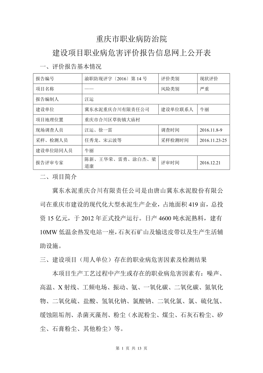 合川冀东水泥现评网上公开-重庆第六人民医院.doc_第1页