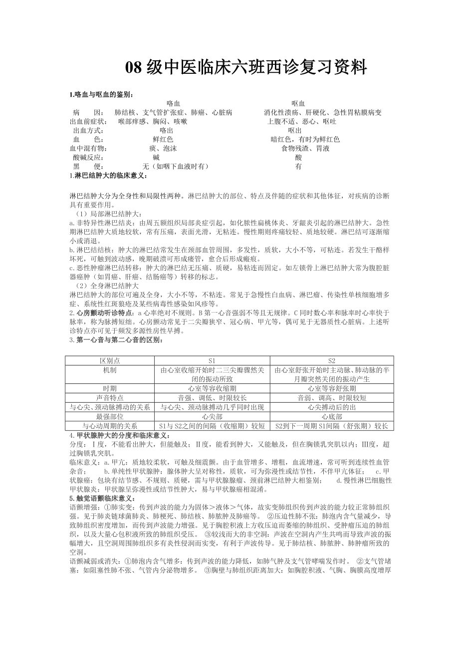 西诊简答及名解.doc_第1页