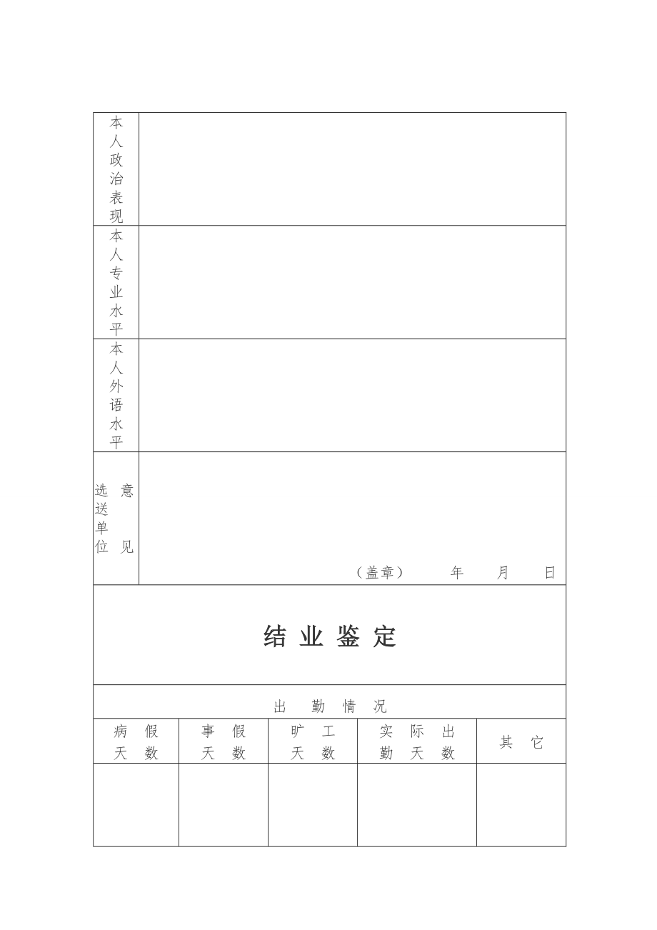 河南省人民医院进修申请表.doc_第3页