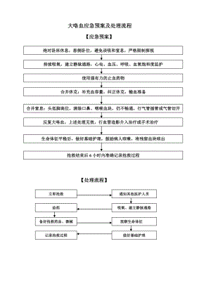 大咯血应急预案及处理流程.doc