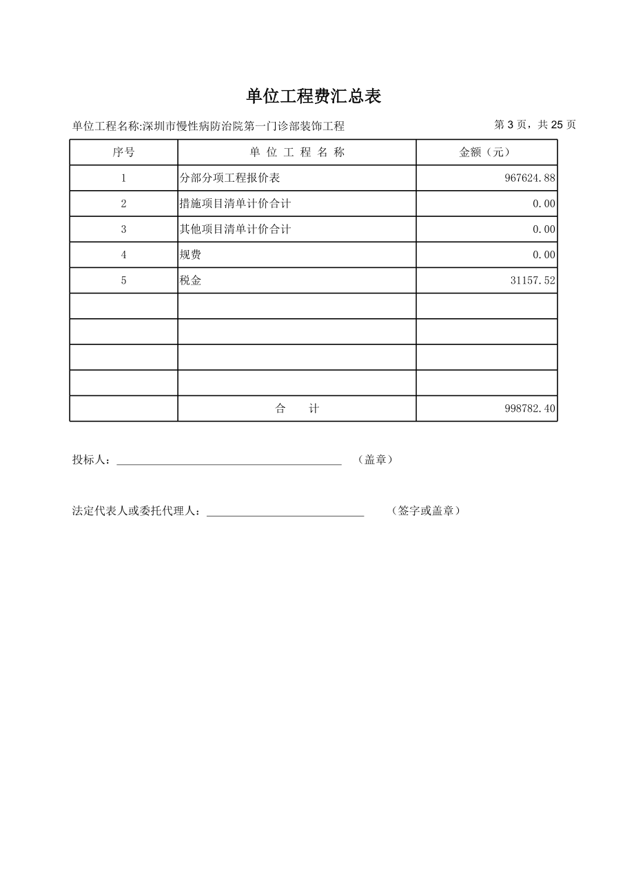 某医院装修工程预算清单.xls_第3页