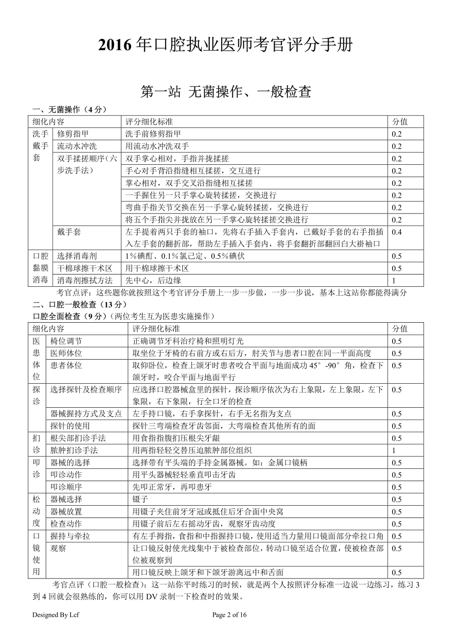 口腔执业医师考官评分手册.pdf_第2页