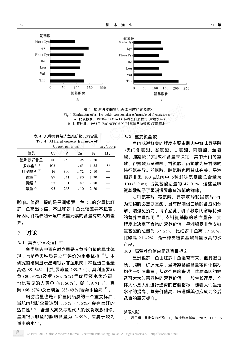 星洲银罗非鱼肌肉营养品质评价.pdf_第3页