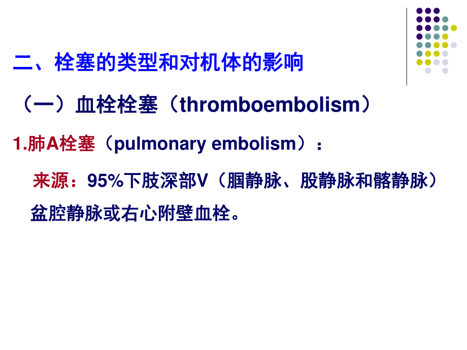 概念在循环血液中出现的不溶于血液的异常物质-随血流运.ppt_第3页