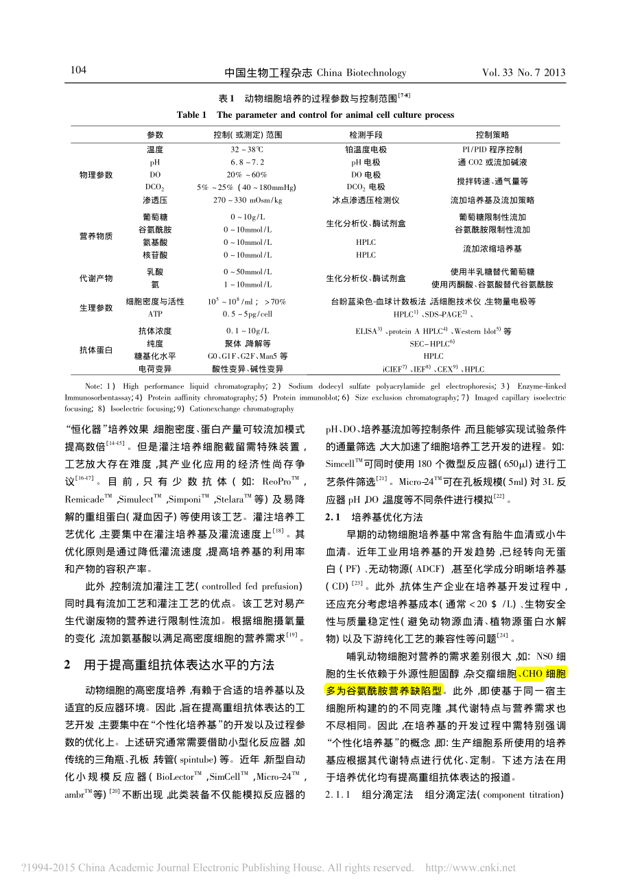 用于重组抗体生产的细胞大规模培养技术.pdf_第2页