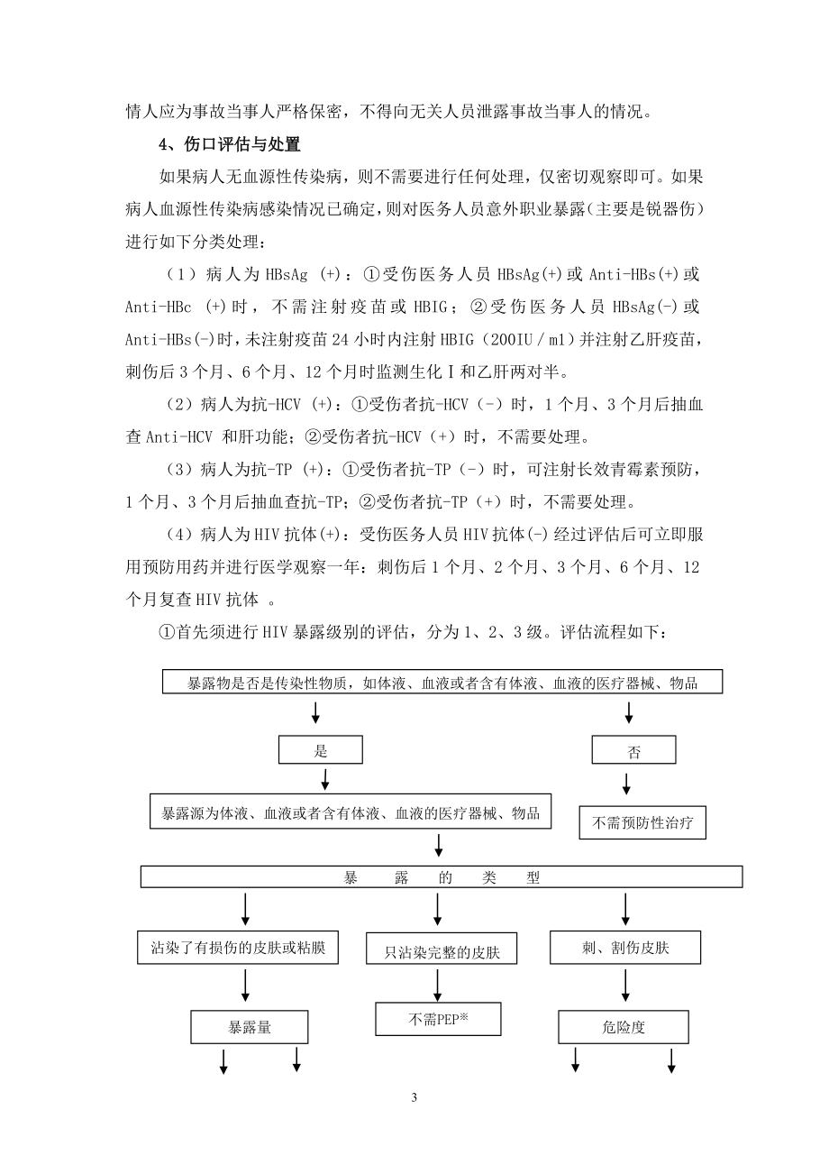 泸医附院医务人员职业暴露应急处理预案.doc_第3页