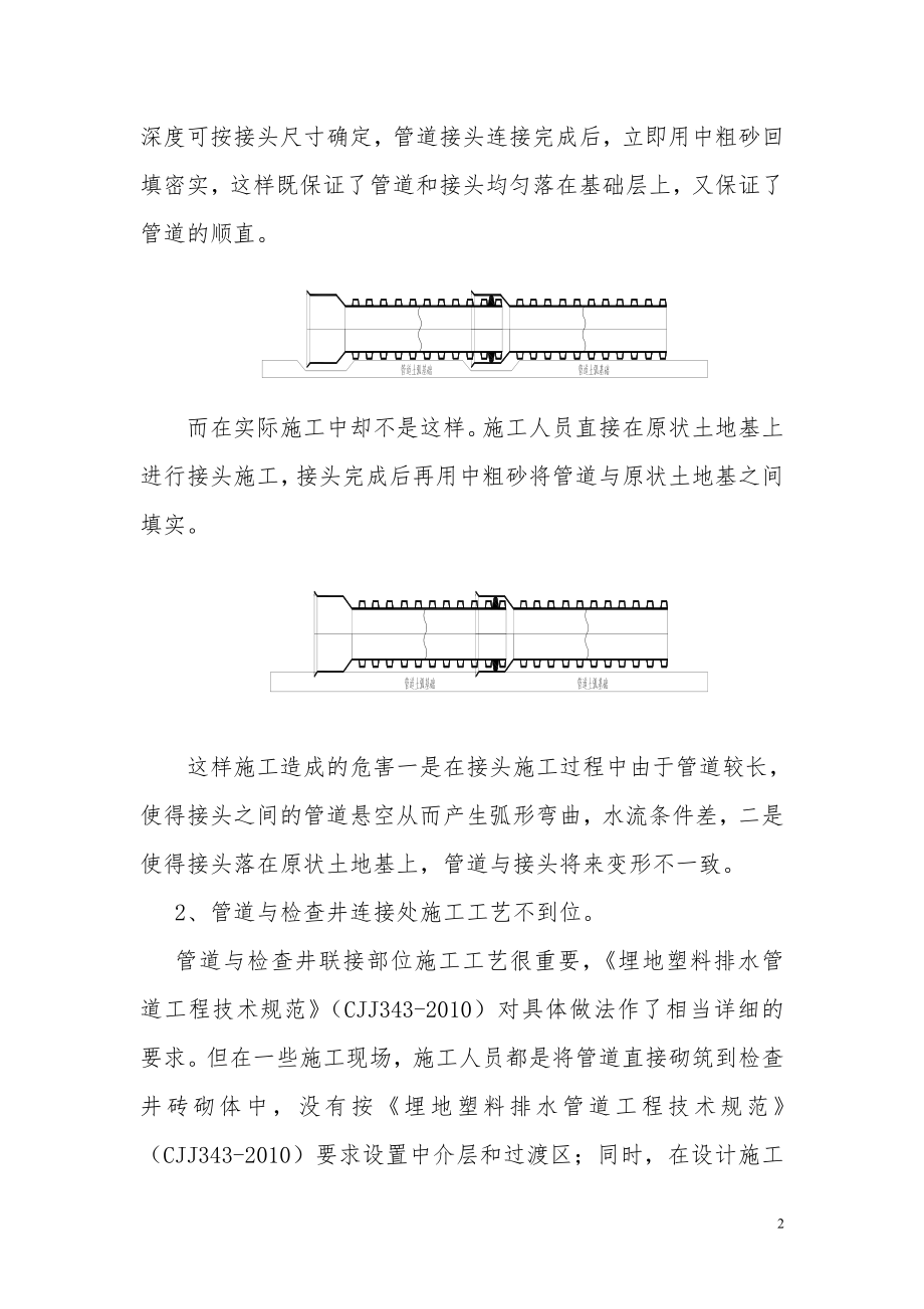 浅议HDPE双壁波纹管施工质量通病及处理对策.doc_第2页