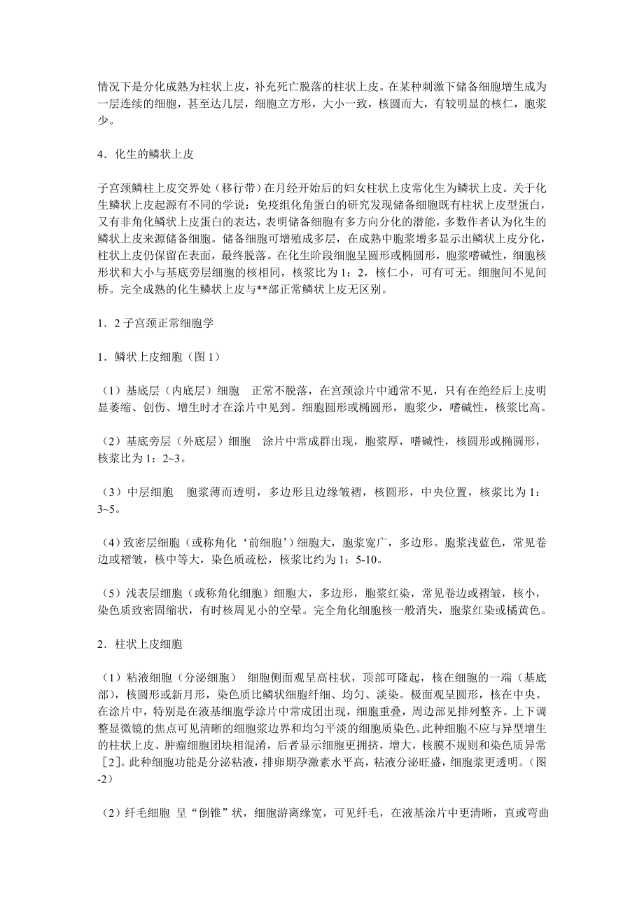 子宫颈正常组织学与细胞学.doc_第2页