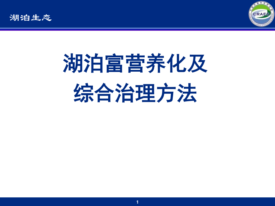 湖泊富营养化及综合治理方法.ppt_第1页