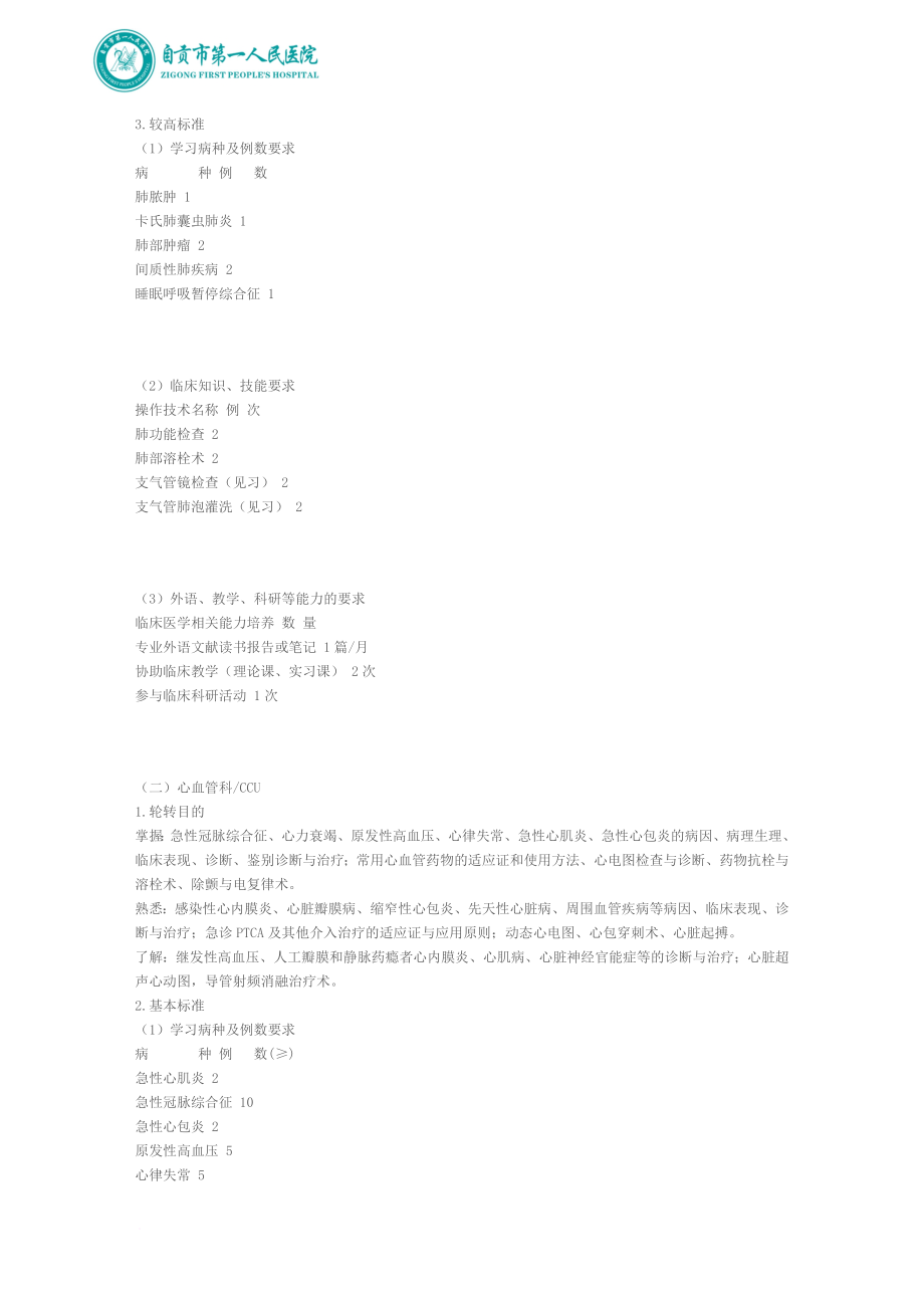 急诊科医师培养标准.docx_第3页