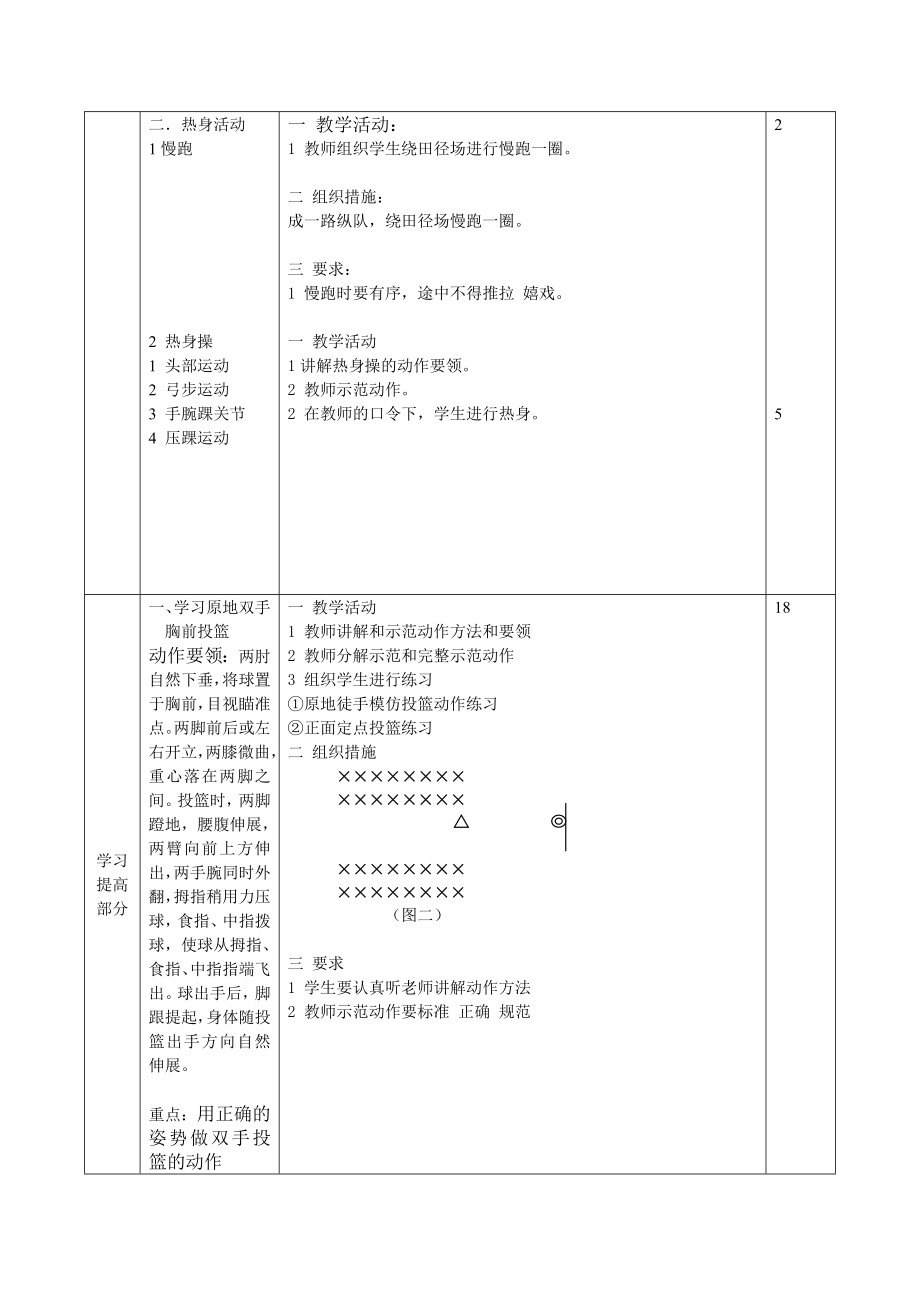 原地双手胸前投篮.doc_第2页