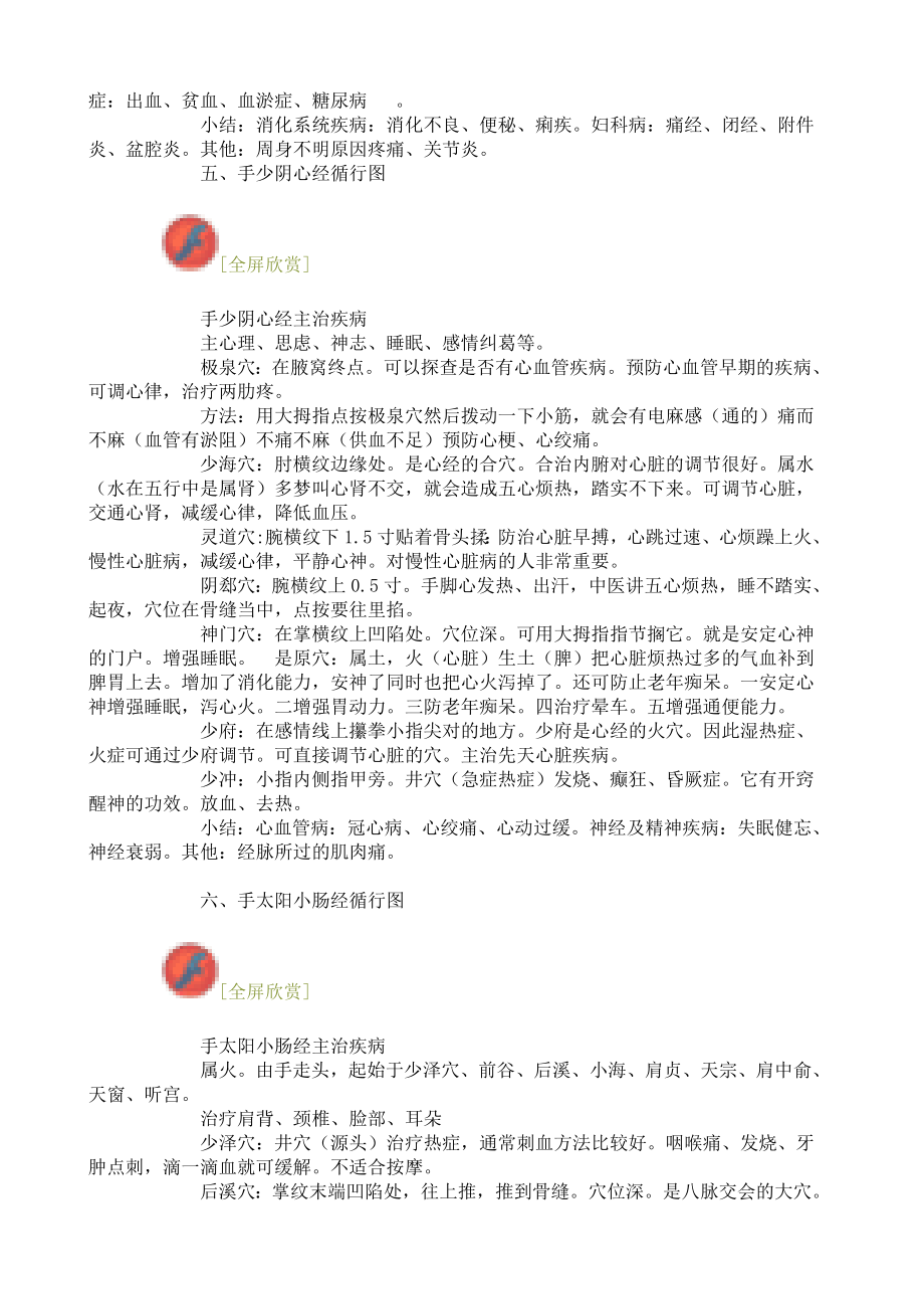 最全的人体穴位经络图.doc_第3页