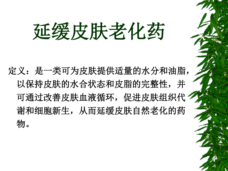 延缓皮肤老化药.ppt_第1页