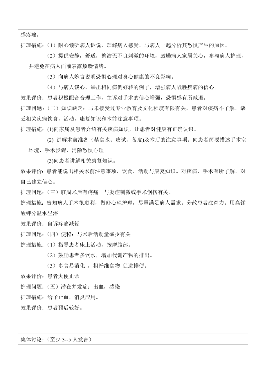 查房及疑难病例讨论模板(DOC).doc_第2页