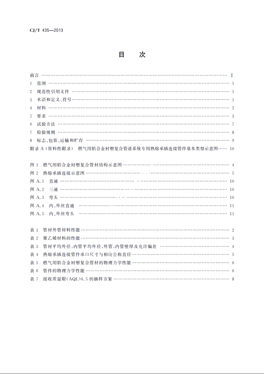 燃气用铝合金衬塑复合管材及管件 CJT 435-2013.pdf_第2页