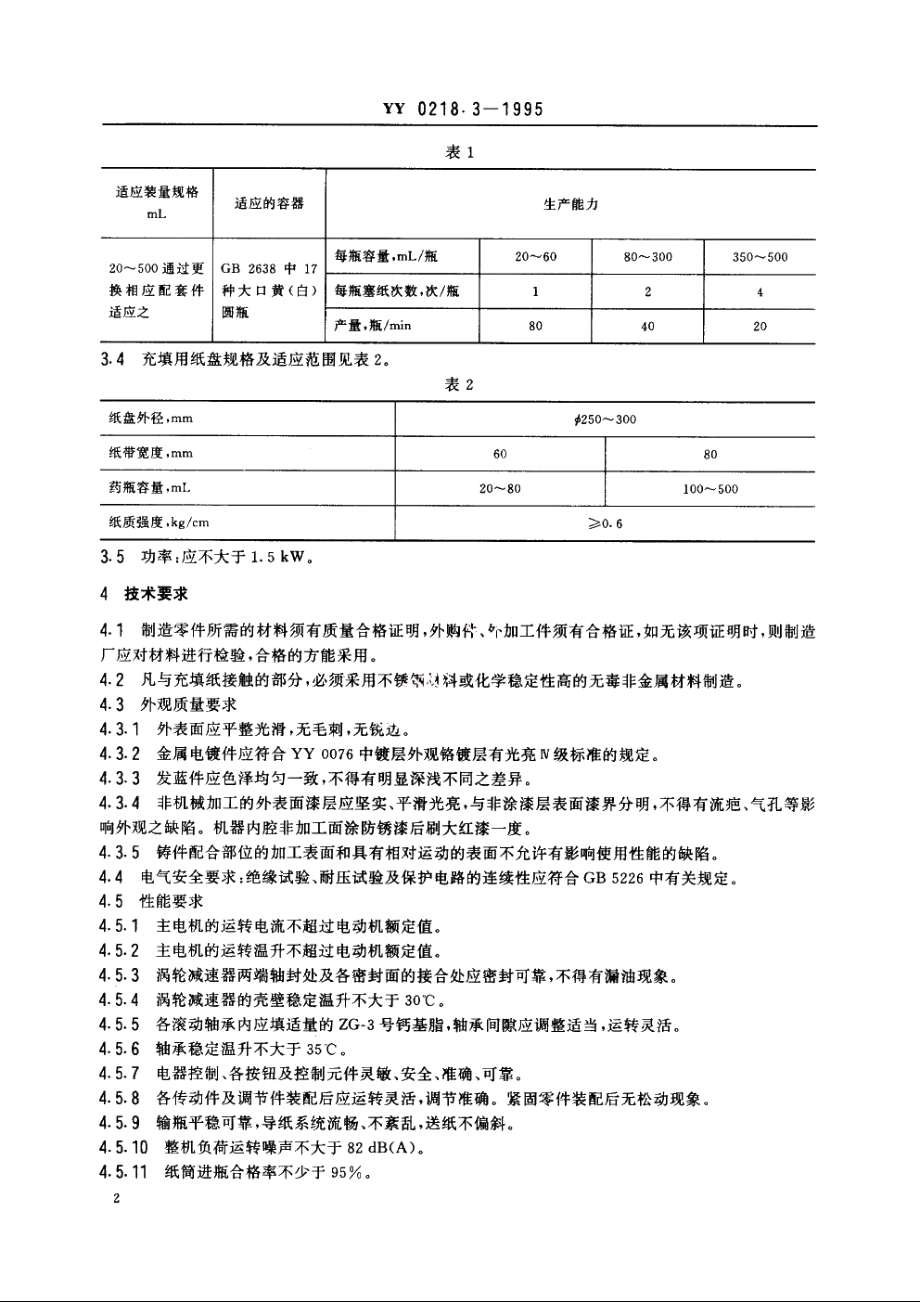 塞纸机 YY 0218.3-1995.pdf_第3页