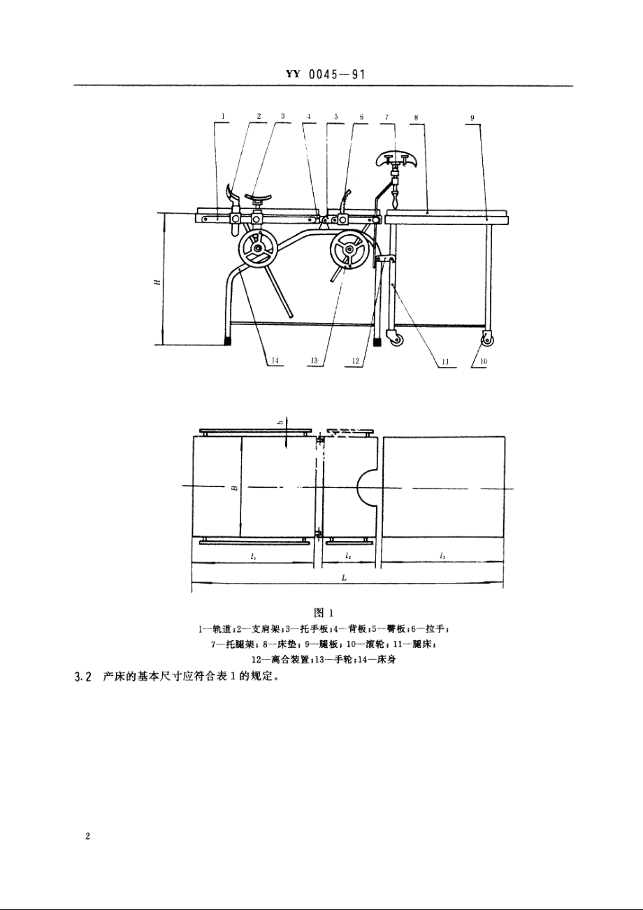 普通产床 YY 0045-1991.pdf_第3页