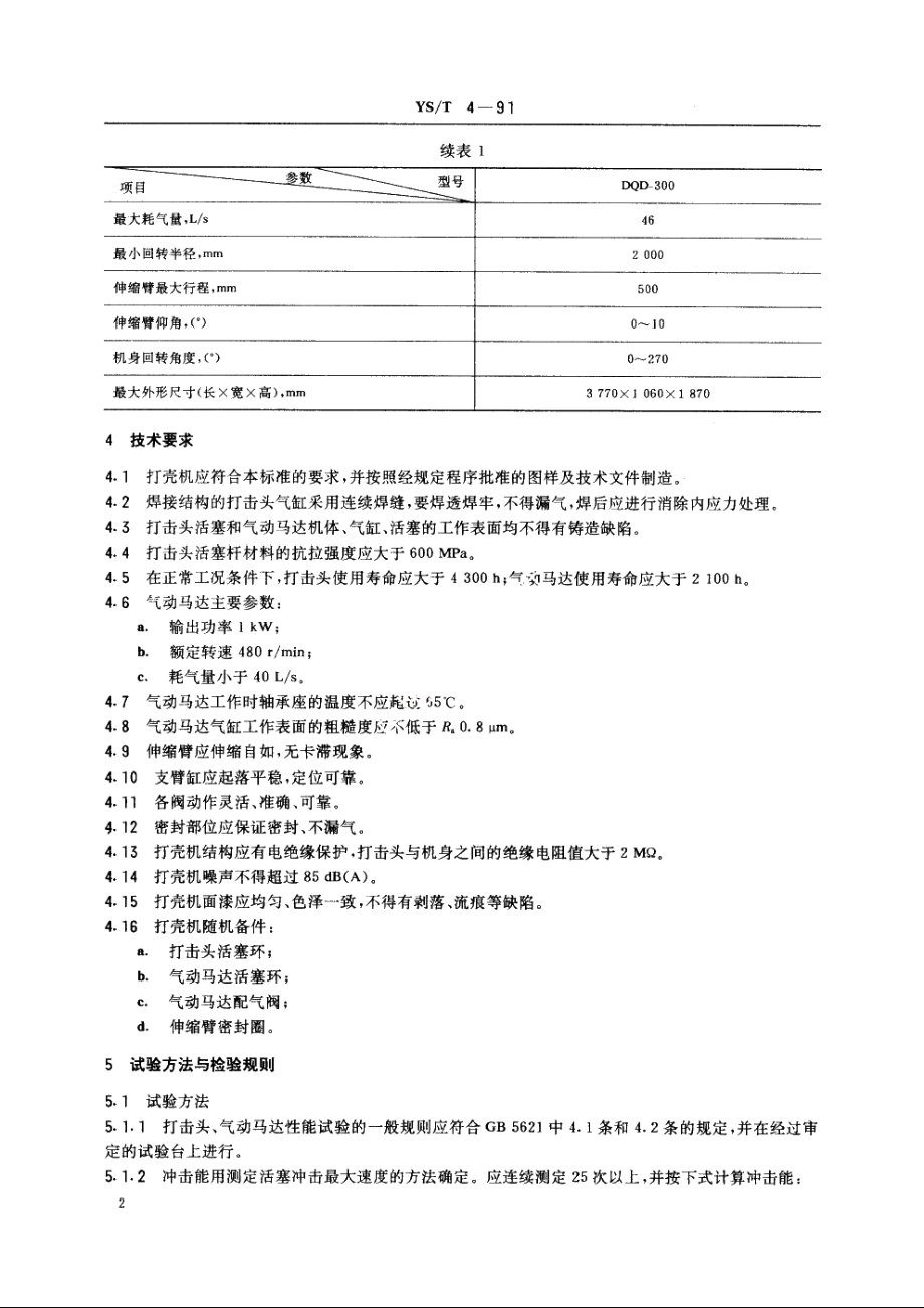 地行式气动打壳机 YST 4-1991.pdf_第3页