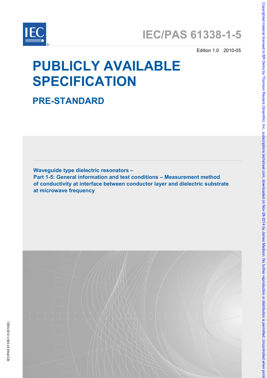 IEC_PAS_61338-1-5-2010.pdf_第1页