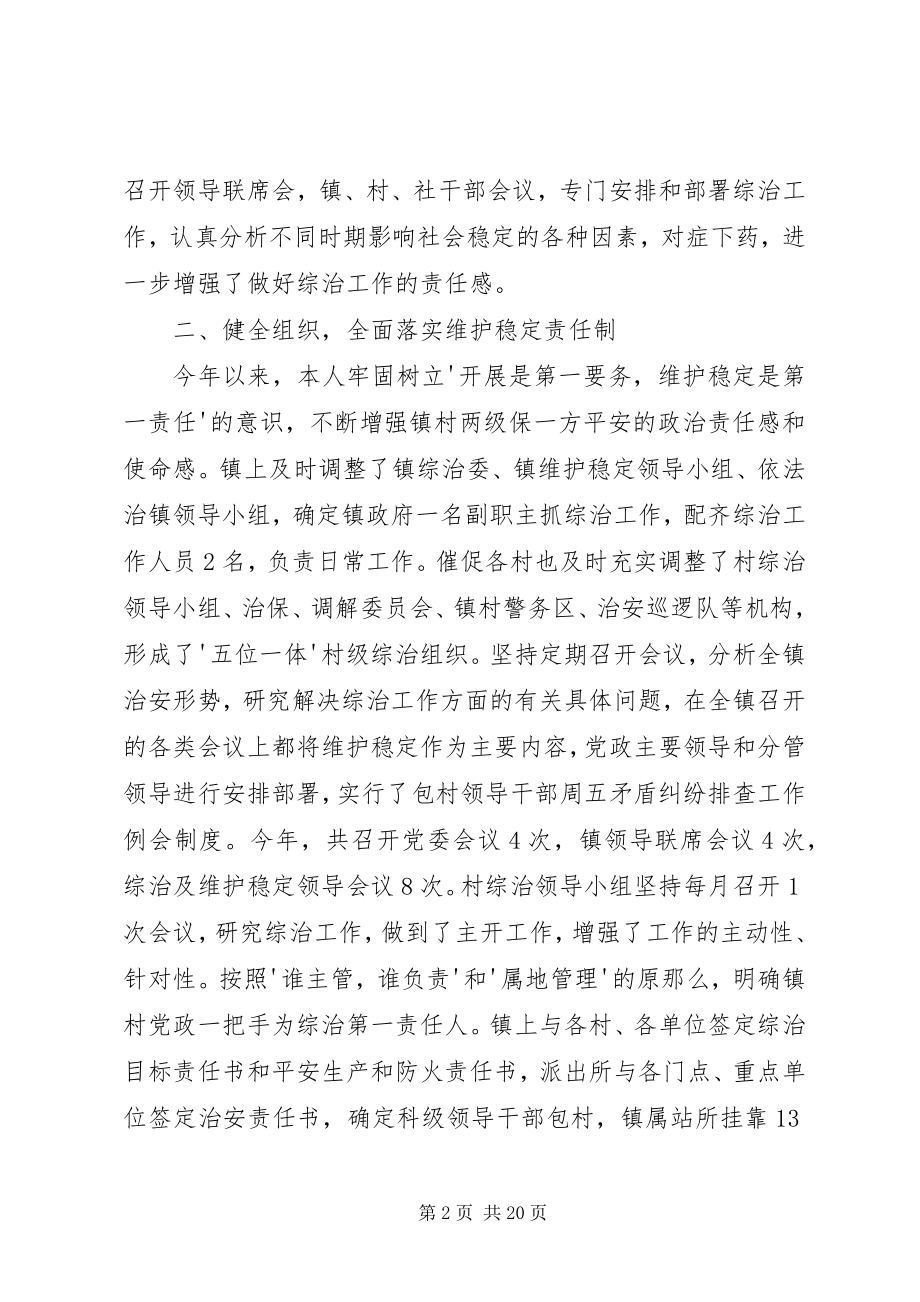 2023年综治责任年度述职报告大全.docx_第2页