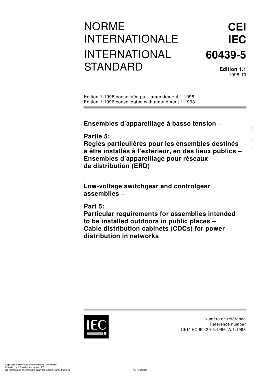 IEC_60439_5_LV_Switchgear.pdf_第1页