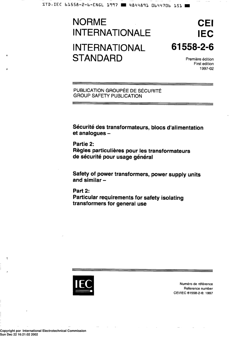 IEC_61558_2_6_1997.pdf_第1页