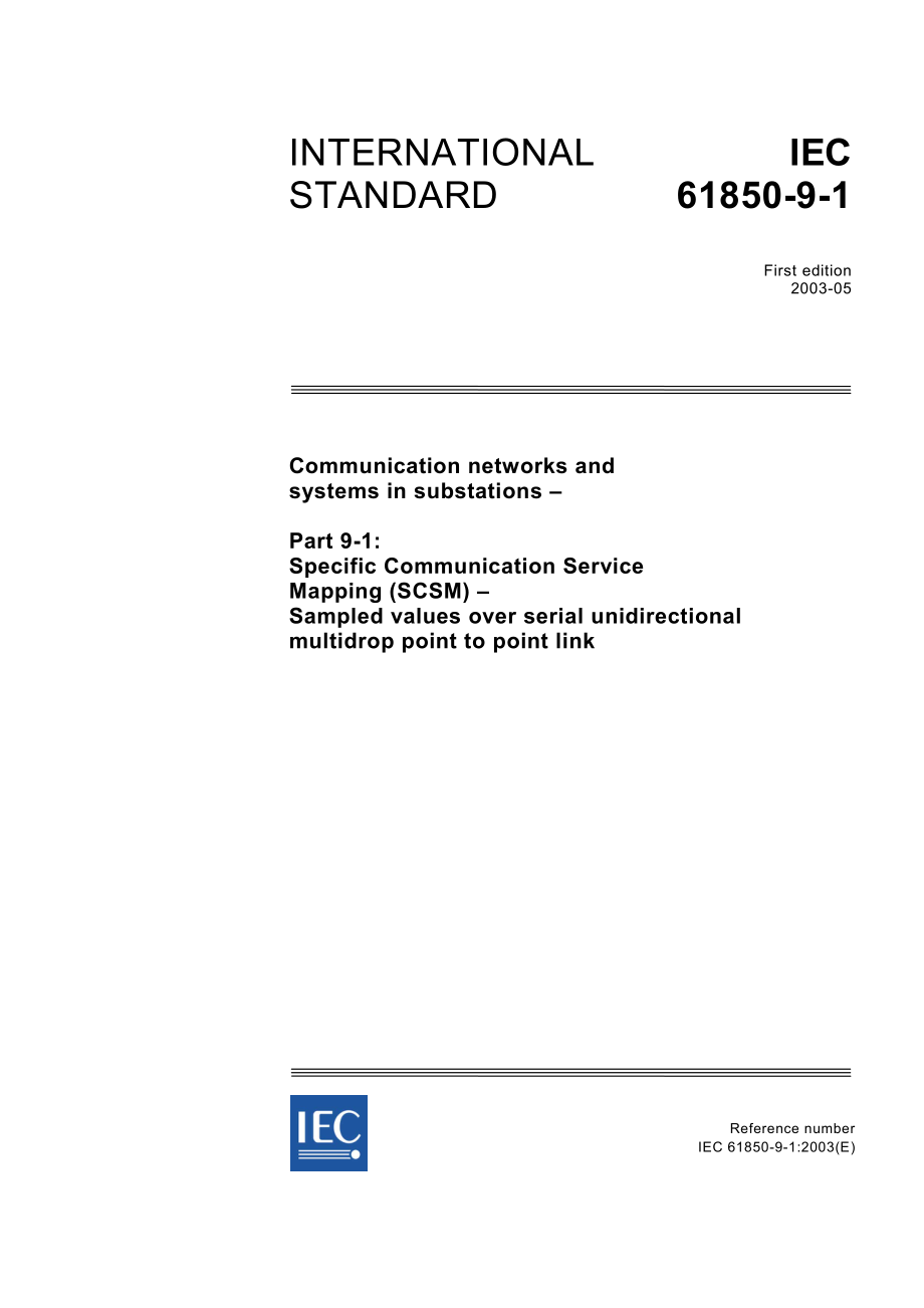 IEC_61850-9-1ed1.0en-2003.pdf_第1页