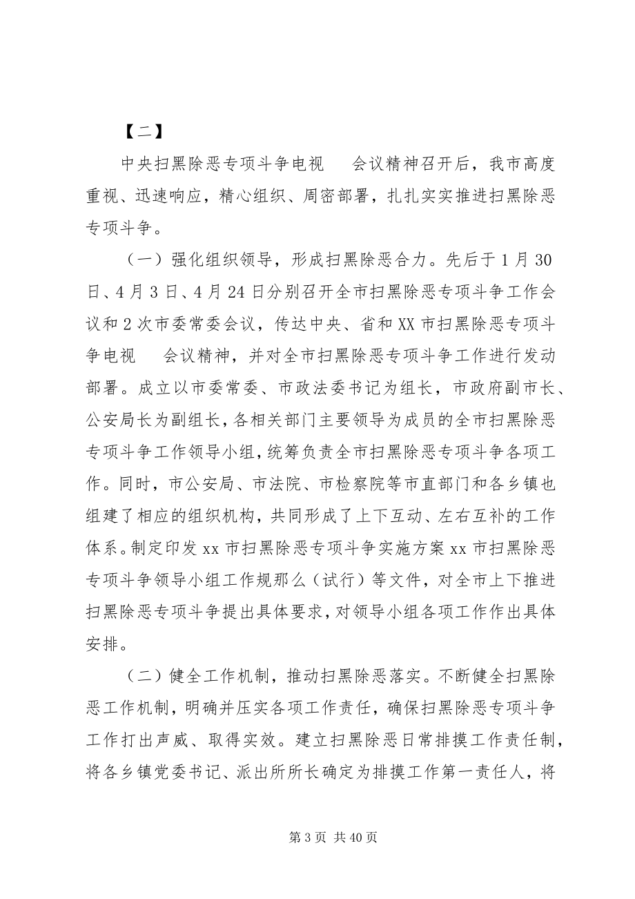 2023年扫黑除恶专项整治活动总结16篇.docx_第3页