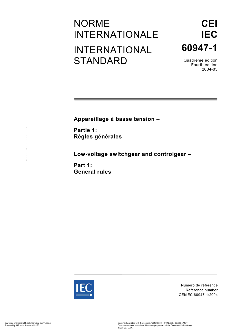 IEC_60947-1-2004_Low-voltage_switchgear.pdf_第1页