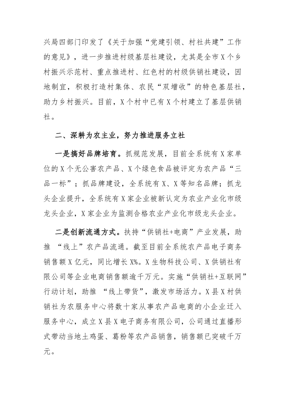 供销社工作汇报材料.docx_第3页