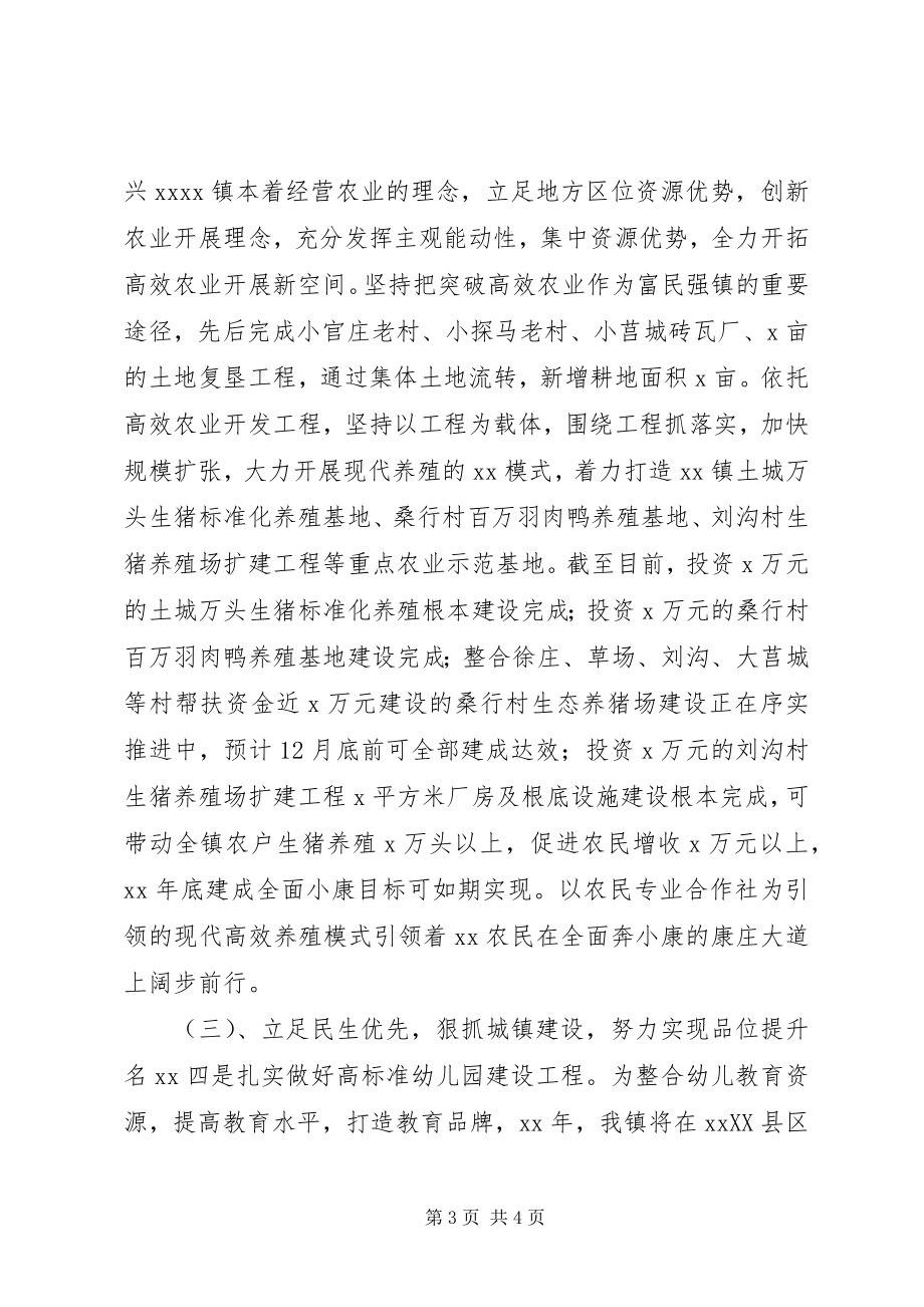 2023年镇政府年工作总结和工作计划.docx_第3页