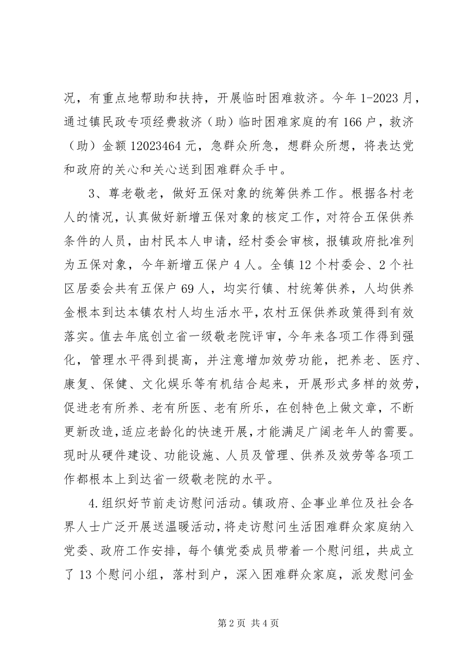 2023年镇社会事务办工作汇报.docx_第2页