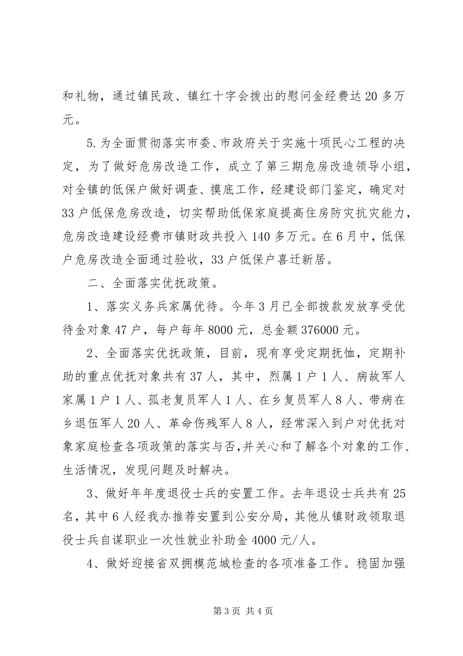 2023年镇社会事务办工作汇报.docx_第3页