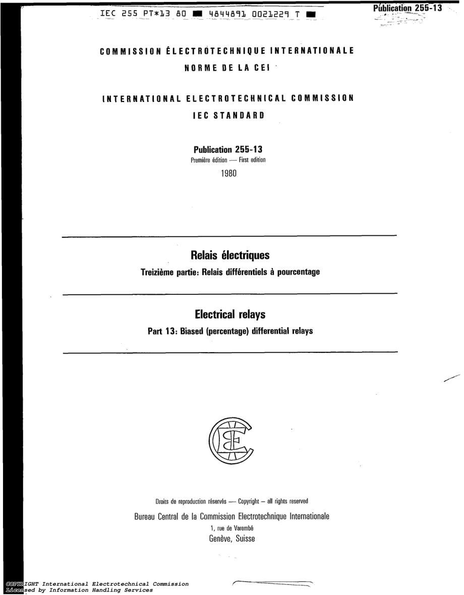 IEC_60255-13_Electrical_relays.pdf_第1页