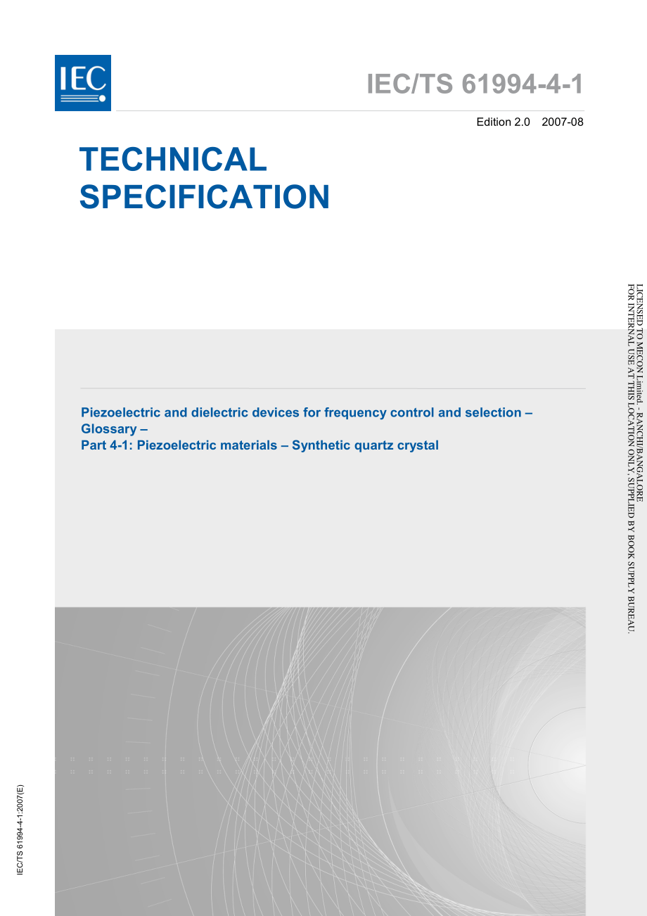 IEC_TS_61994-4-1-2007.pdf_第1页