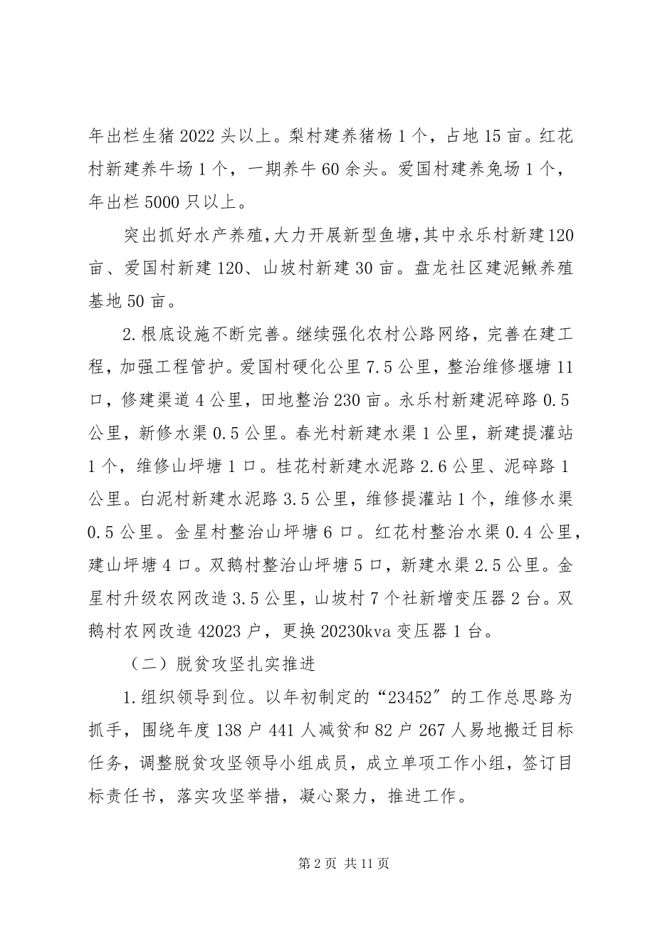 2023年镇工作总结暨工作计划.docx_第2页