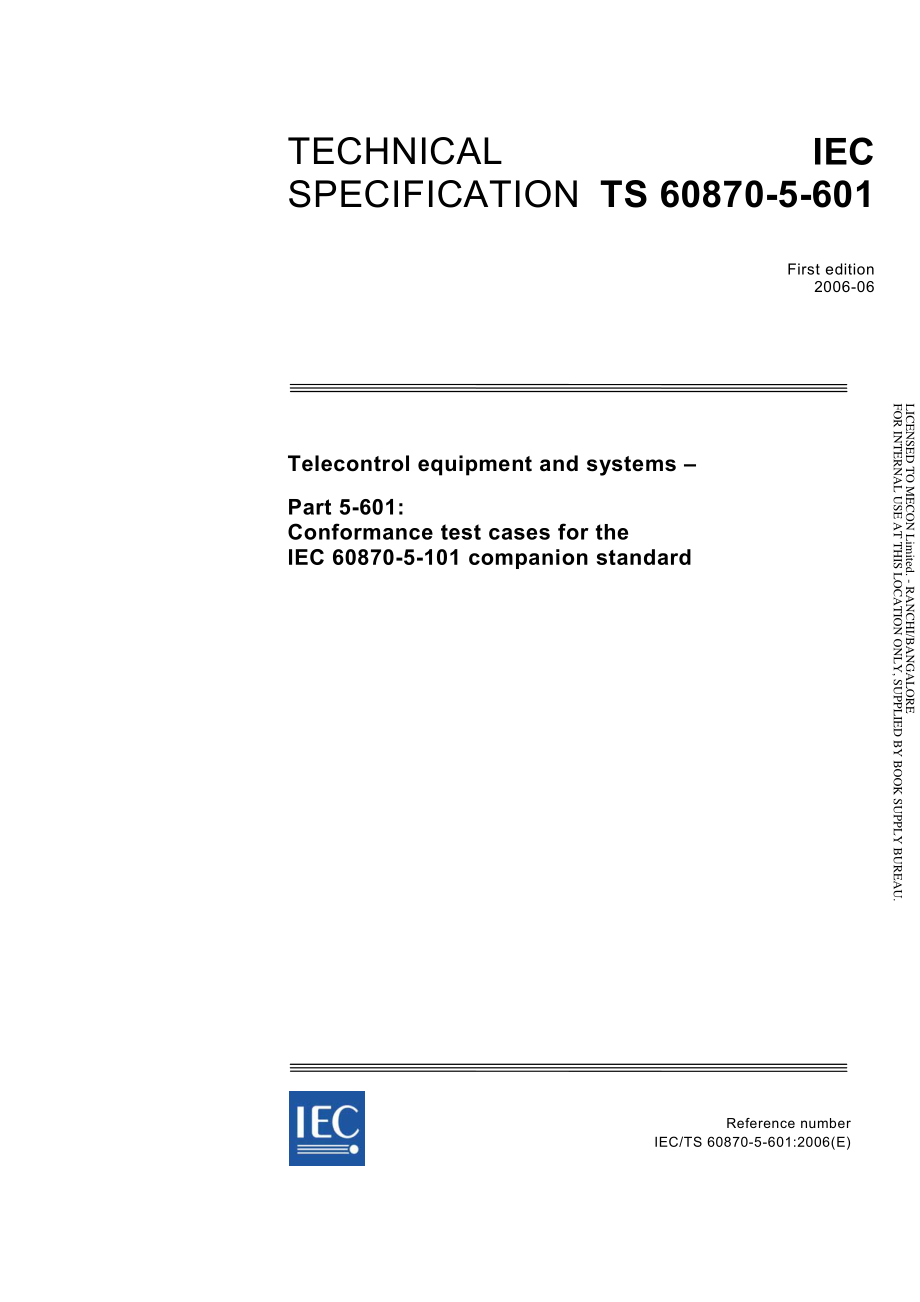 IEC_TS_60870-5-601-2006.pdf_第1页