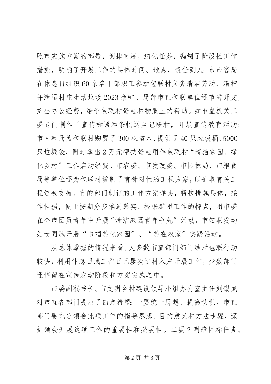 2023年市直部门结对包联村工作情况综述.docx_第2页