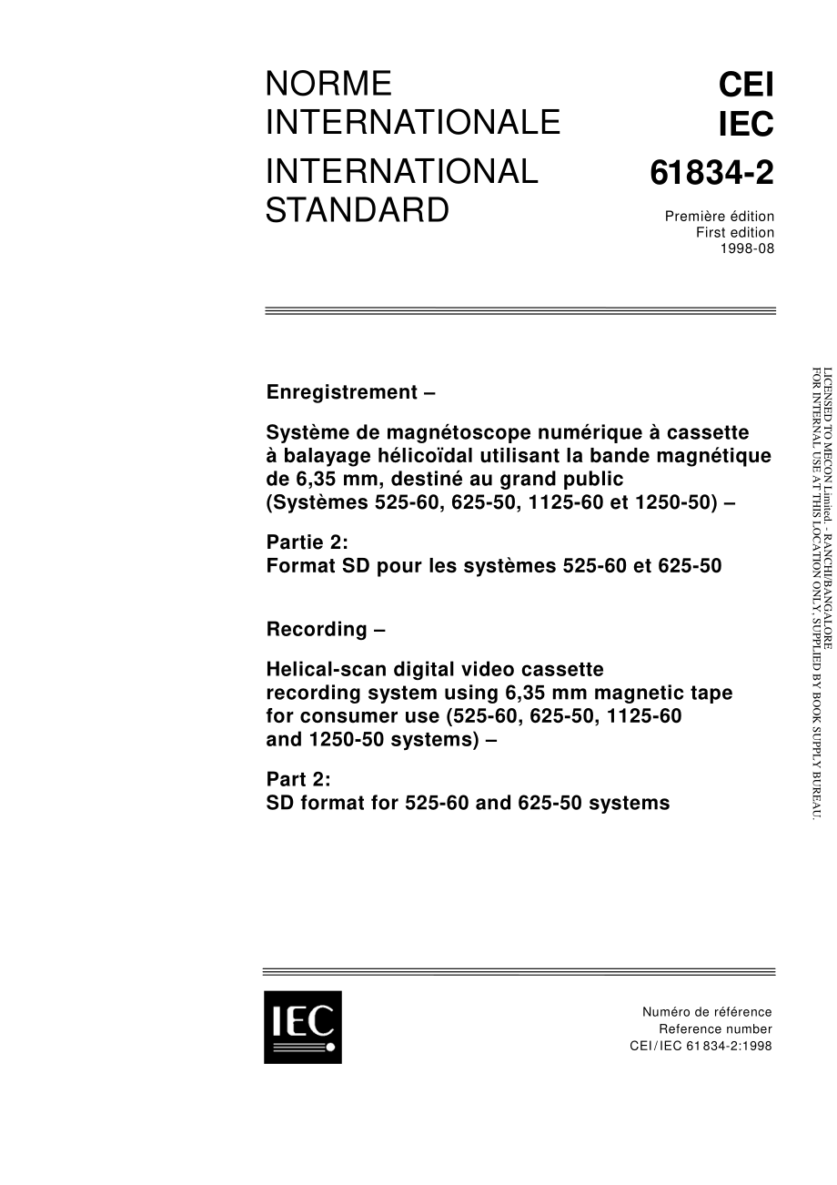 IEC_61834-2-1998.pdf_第1页